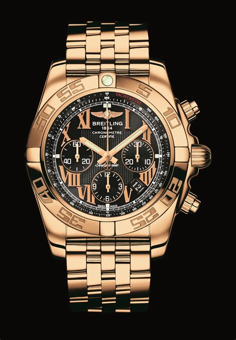 breitling rose gold women's watch|breitling chronomat 42 rose gold.